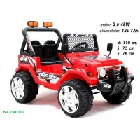 Otroški Jeep Raptor EVA (moder, rdeč ali roza) 12V; AKCIJA Otroški Jeep Raptor EVA (moder, rdeč ali roza) 12V; AKCIJA